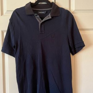 Nautica navy blue polo shirt